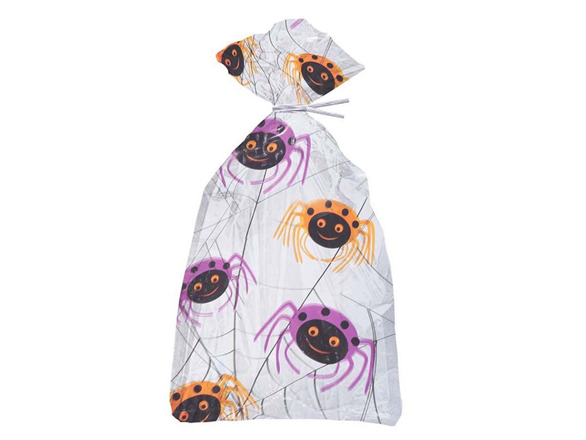 Adereço GUIRCA Pacote De 20 Sacos De Doce Aranha 28X13 Cm