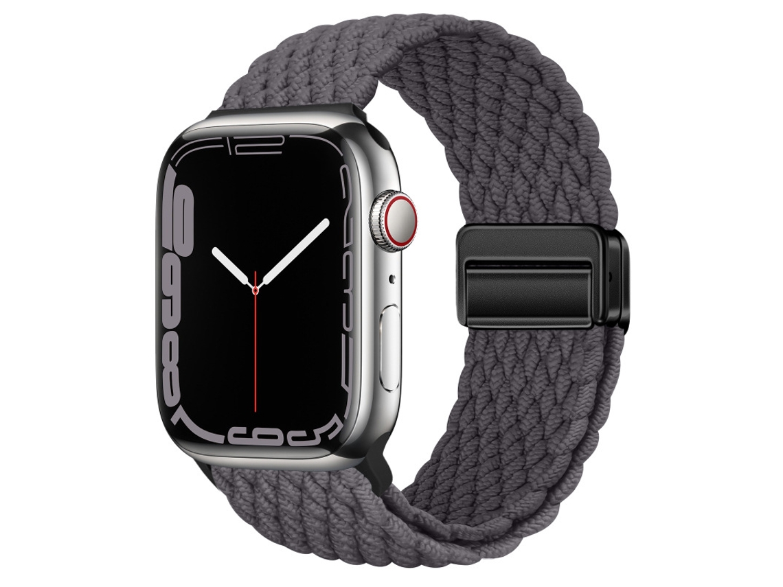Bracelete Para Apple Watch 38/40/41/42mm Cinza Onda Cuich