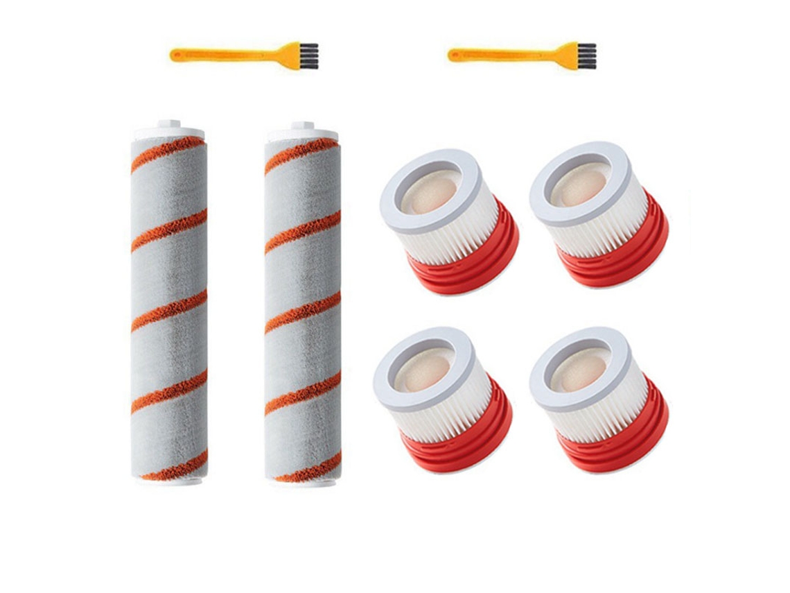 Apto para xiaomi dreame v9 v10 v11 acessórios aspirador de pó hepa filtro rolo escova limpeza peças kit, 8 peças