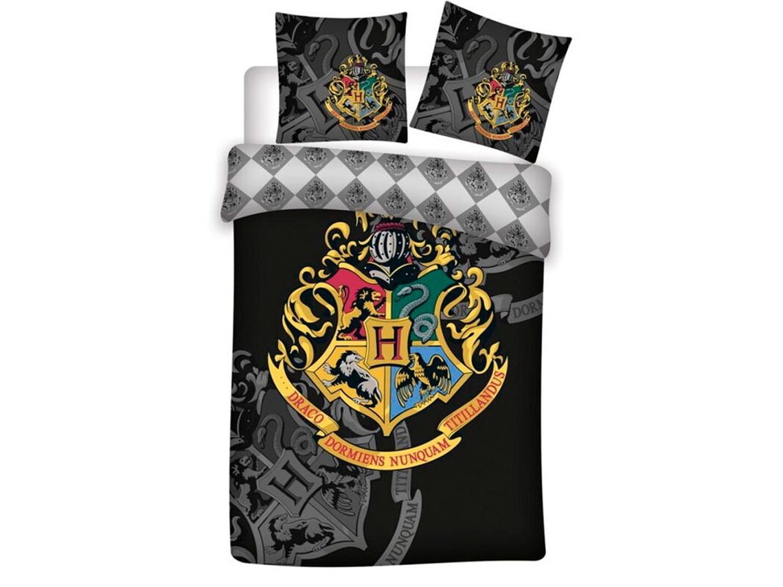 Capa De Edredon WARNER BROS. GAMES Microfibra harry potter hogwarts