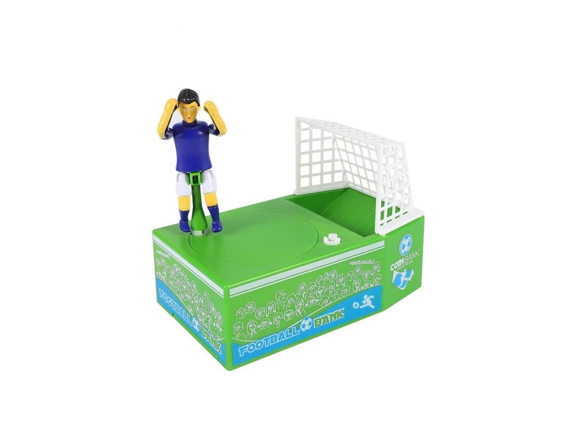 Hucha Eléctrica De Futebol Em Cartaz Brinquedo Depósito De Moedas Jogador De Futebol Presente Original Para Crianças Verde