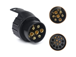 Adaptador de plug 7 a 13 pinos para reboque de carro, caravana, bike carrier, tractor 12v/24v | S/MARCA