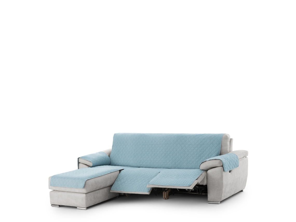 Capa para chaise longue de braço curto esquerdo EYSA MONTBLANC Turquesa 100 x 110 x 200 cm