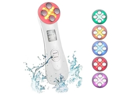 Instrumento De Beleza Yizhood Rf Ultrassônico 5 Em 1 Multifuncional Para Cuidados Faciais 6 Modos Branco