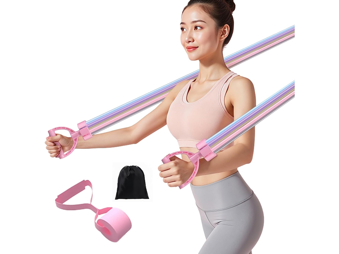 Faixas Elásticas De Resistência Com Alças Para Treinamento Força Na Porta | Equipamento Ginástica Braços