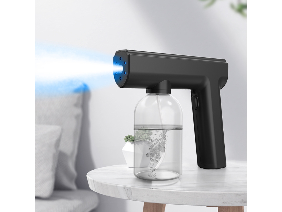 Pistola Pulverizadora Atomizadora Pulverizador Desinfetante Portátil de Desinfecção Doméstica com Luz Azul, Multifuncional STELASPLEN