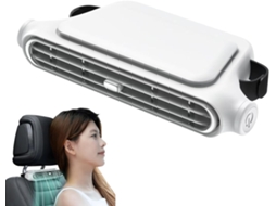 Ventilador Portátil Para Encosto De Cabeça Carro Com 3 Velocidades E Conexão Usb Acessórios, Barco, Autocaravana