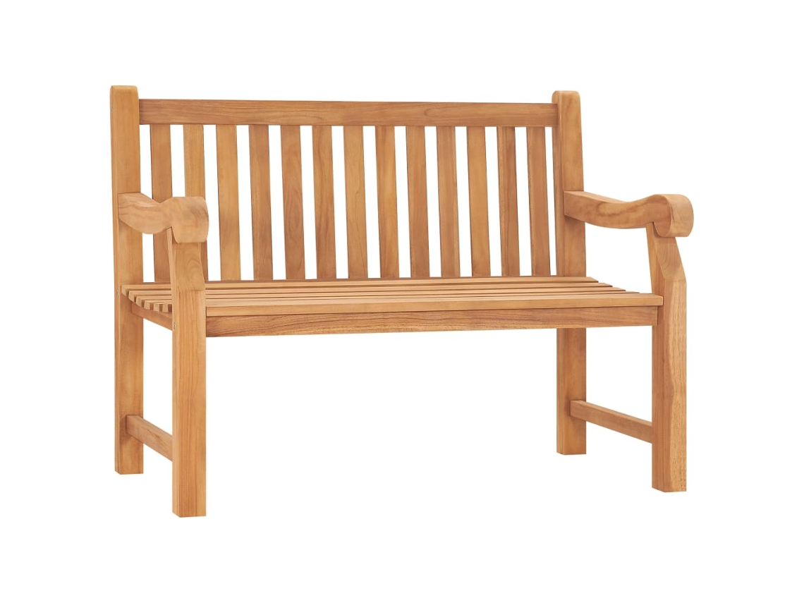Garden Bench, Garden Benches Vidaxl Marrom Teca (114 X 69 X 92 Cm)