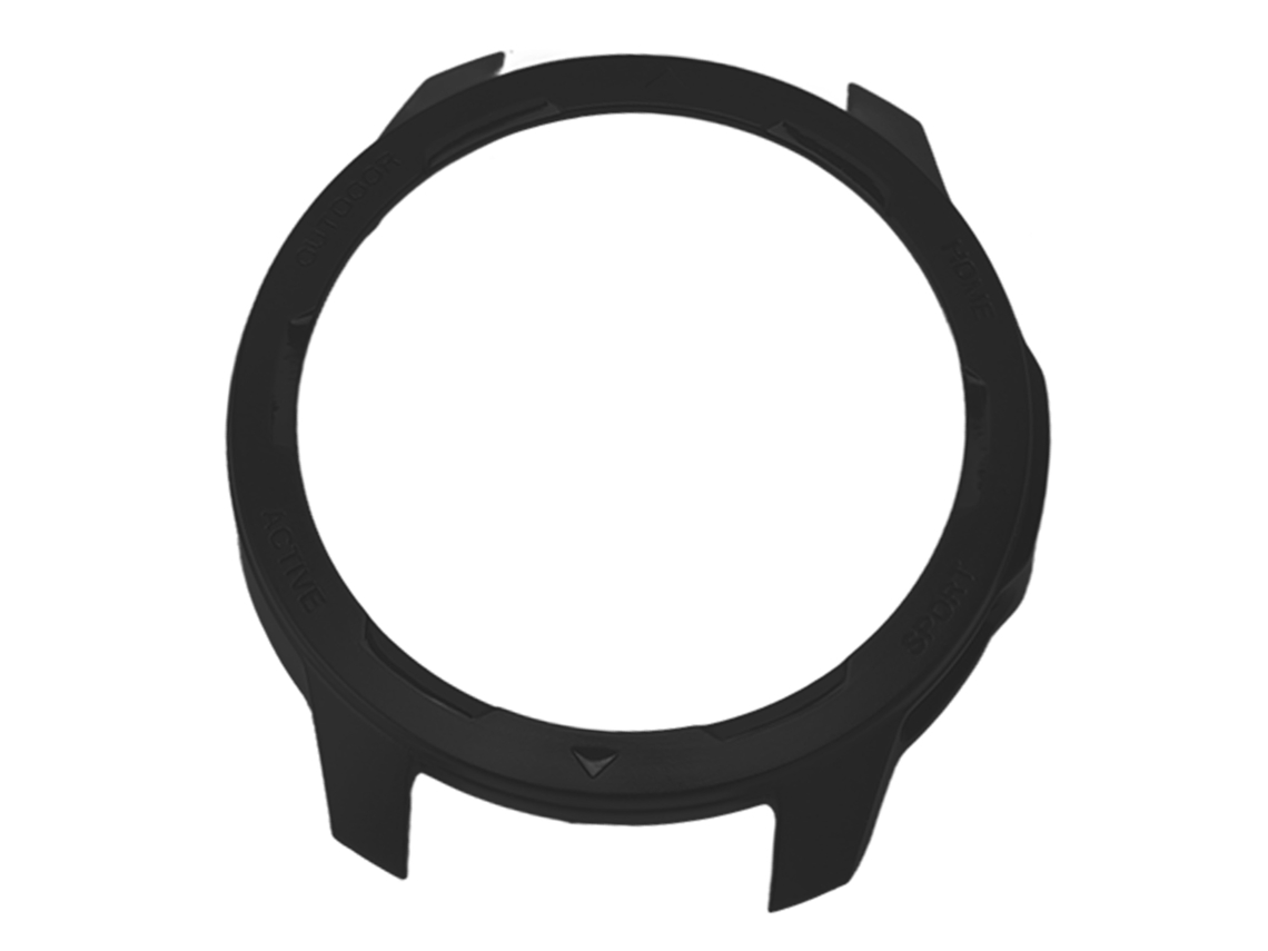 Capa protetora de TPU para Mi Watch Color 2, resistente a arranhões, preta.
