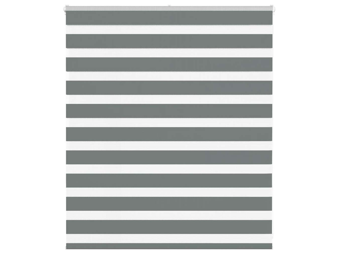 Vidaxl Cortina De Zebra 125x100 Cm Largura Do Tecido 120,9cm Poliéster