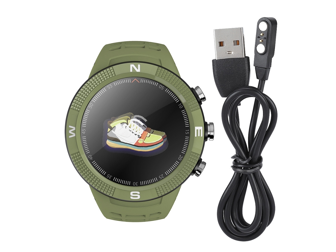 Relógio esportivo com GPS e monitor de frequência cardíaca EOOCOO