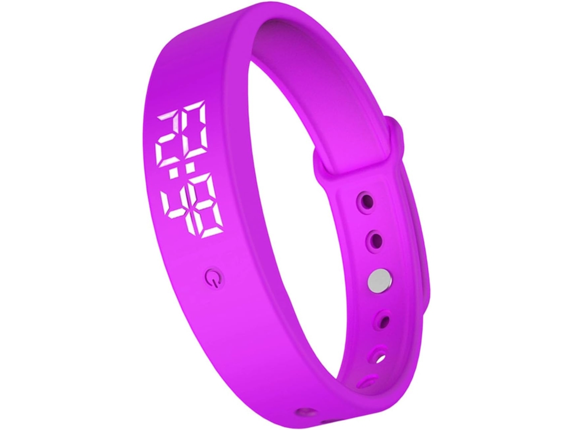 Pulseira de alarme inteligente, defesa silenciosa, design casual, monitoramento de saúde, bateria de longa duração, à prova