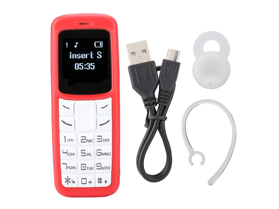 Laxiscreed Telefone Móvel Mini Com Sim Tf E Bluetooth Para Ligações Práticas