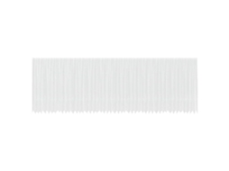 Conjunto 1 Cortina De Renda Vidaxl Branco Poliéster (245 X 1200 Cm)
