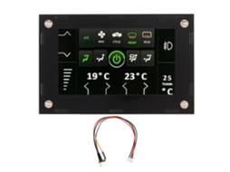 Módulo De Display Lcd Com Tela Touch Resistiva Tft Hmi De 4.3 Polegadas 480x272 Nx4827p043 011r