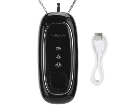 EBTOOLS Pescoço Pendurado Filtro de Ar Mini Pequeno Íon Negativo Transportando Purificador de Ar Portátil Pendurado Filtro de Ar