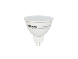 Lamparas led mr16 6w dicroica, luz calida pack 5