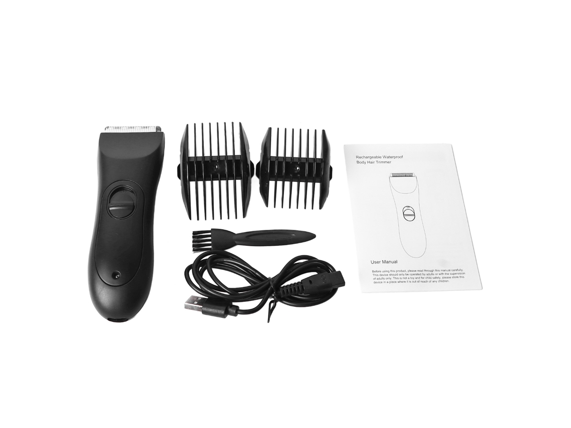2026 recortador de Pelo Corporal para Homem com Cabeças de Corte Cerâmico Impermeável Recarregável Ajustável para Todo o Corpo