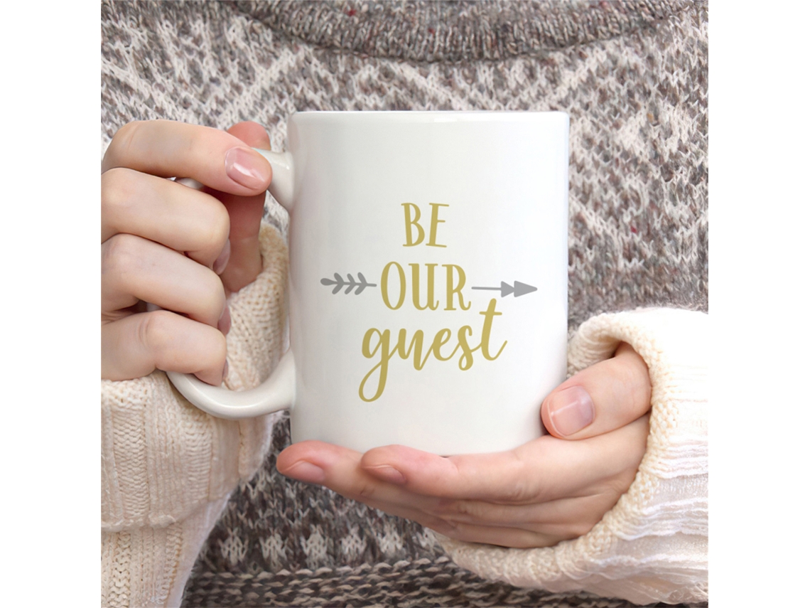 Coffee Mug Funny Cup Be Our Guest Theme Eoocoo