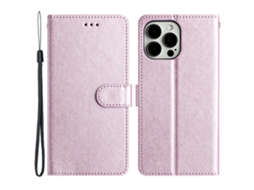 Capa Pega Para Iphone 15 Pro Max Pele Sintética Roxo