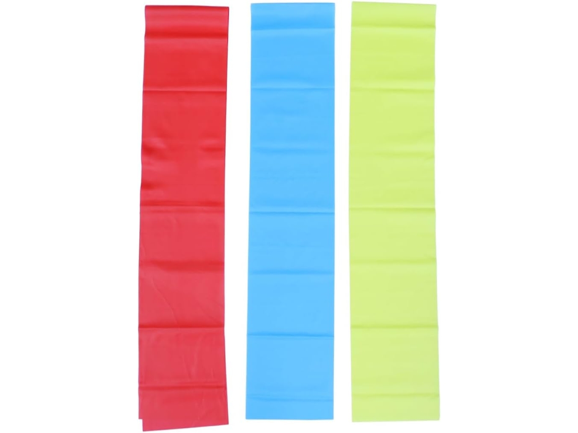 Conjunto De 3 Faixas Elásticas Para Exercícios Ioga E Fisioterapia