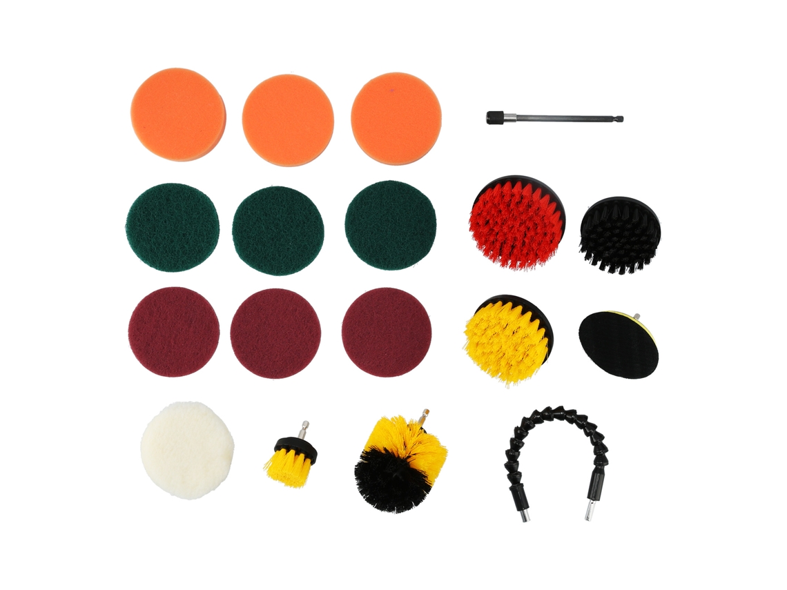Kit de Pincéis para Furadeira 19pcs | S/MARCA