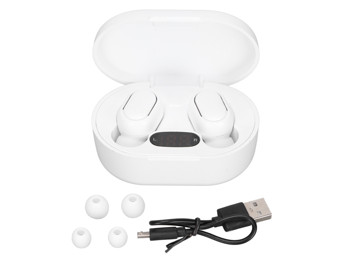 Fones Bluetooth true wireless EOOCOO, carregamento sem fio, controle por toque