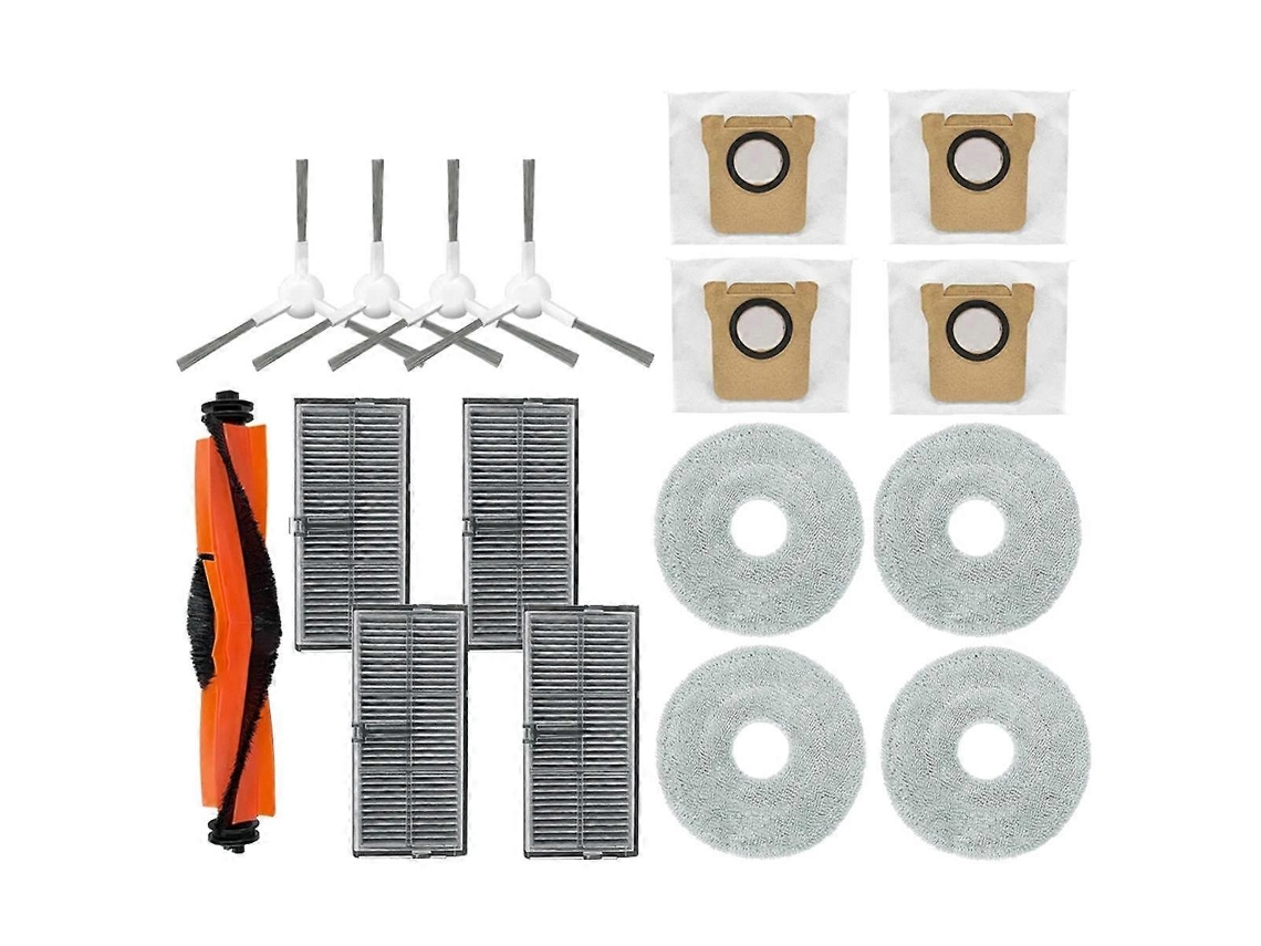 Para M30s Consumíveis D103cn Acessórios De Substituição Escova Lateral Principal Filtro Hepa Mop Saco De Pó Brilvibera