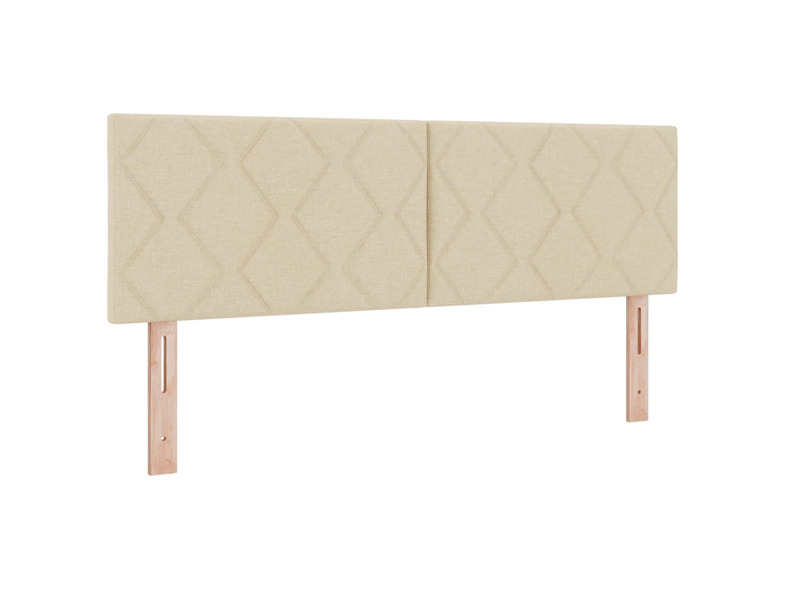 Cabeceira | Painel De Cama Creme 160 Cm Tecido