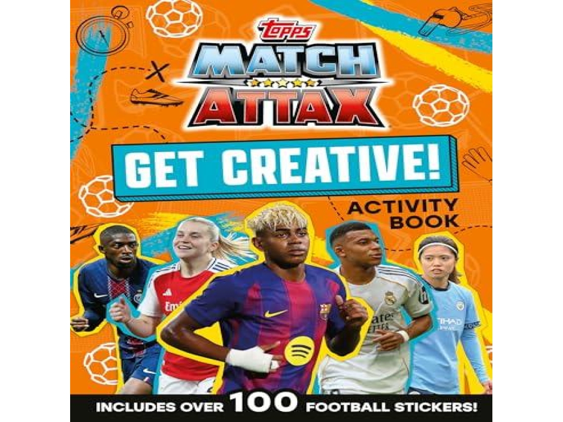 Livro Match Attax Get Creative Sticker Activity Book de Match Attax (Inglês)