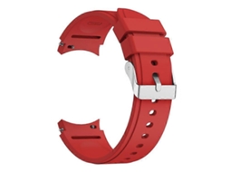 Pulseira De Silicone Branca Para Samsung Galaxy Watch4 40mm