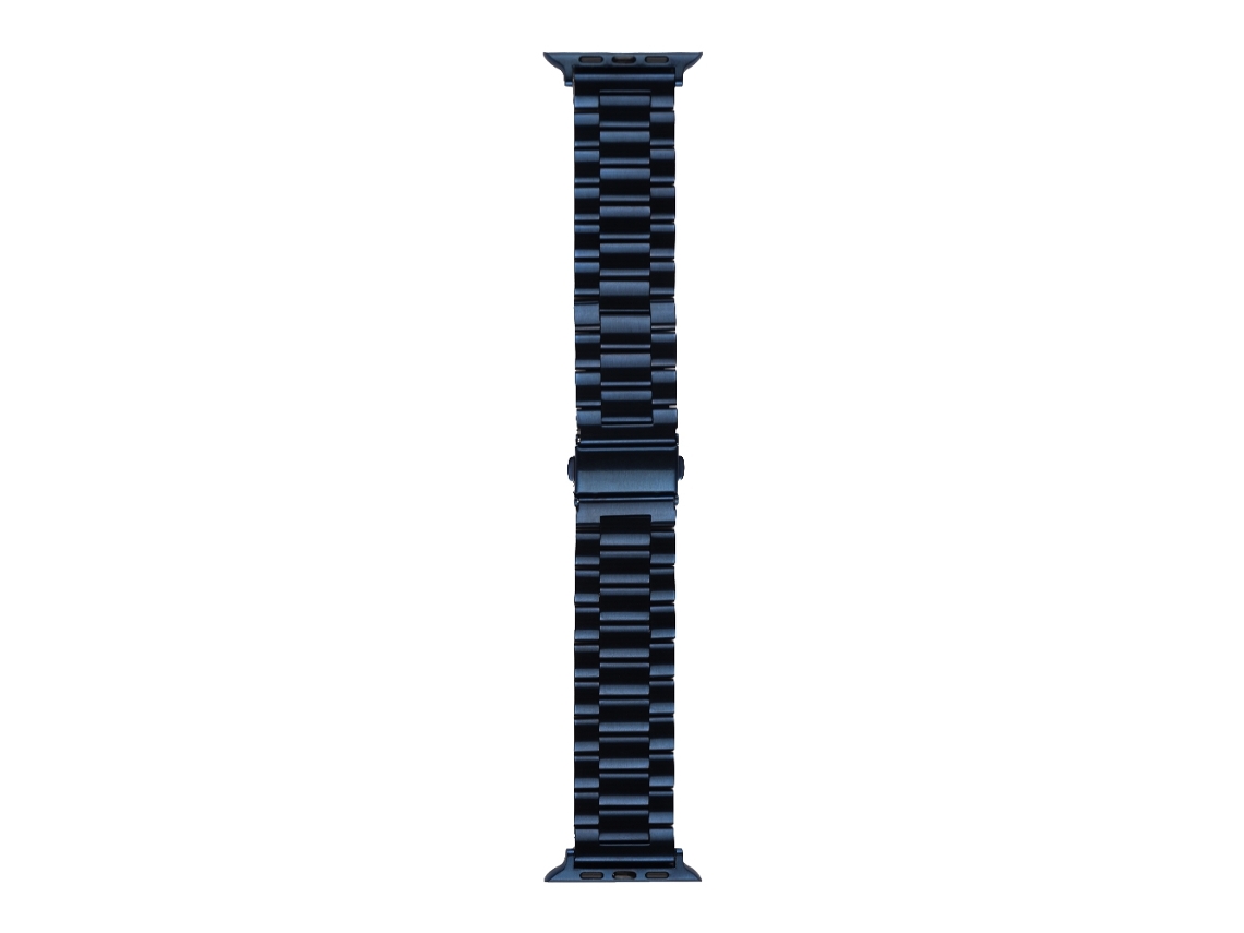 Bracelete para Smartwatch de metal para Apple Watch série 8 e 7 41 mm / SE 2 e 6 e SE e 5 e 4 40 mm / 3 e 2 e 1 38 mm (azul)