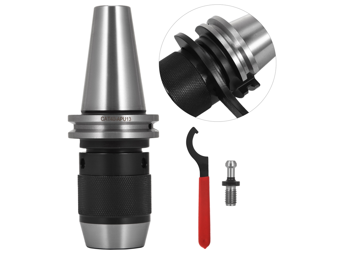 Mandril de Fecho Rápido Cat40 apu13 100 Sem Chave VEVOR