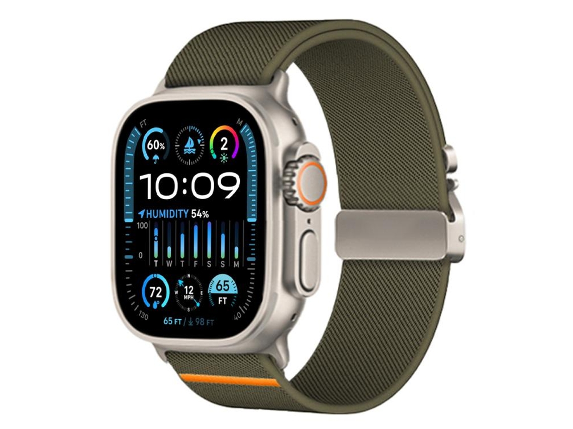 Bracelete Apple Watch Nylon Elástico com Fecho Paraquedas XIAOMOYU