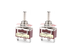 2pcs Interruptor de Palanca Momentâneo 12mm 3 Pines 3 Posições S/MARCA