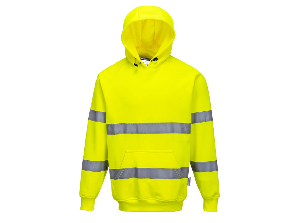 Moletom De Alta Visibilidade Ideal Para Trabalho E Atividades Ao Ar Livre / Laranja / L Portwest