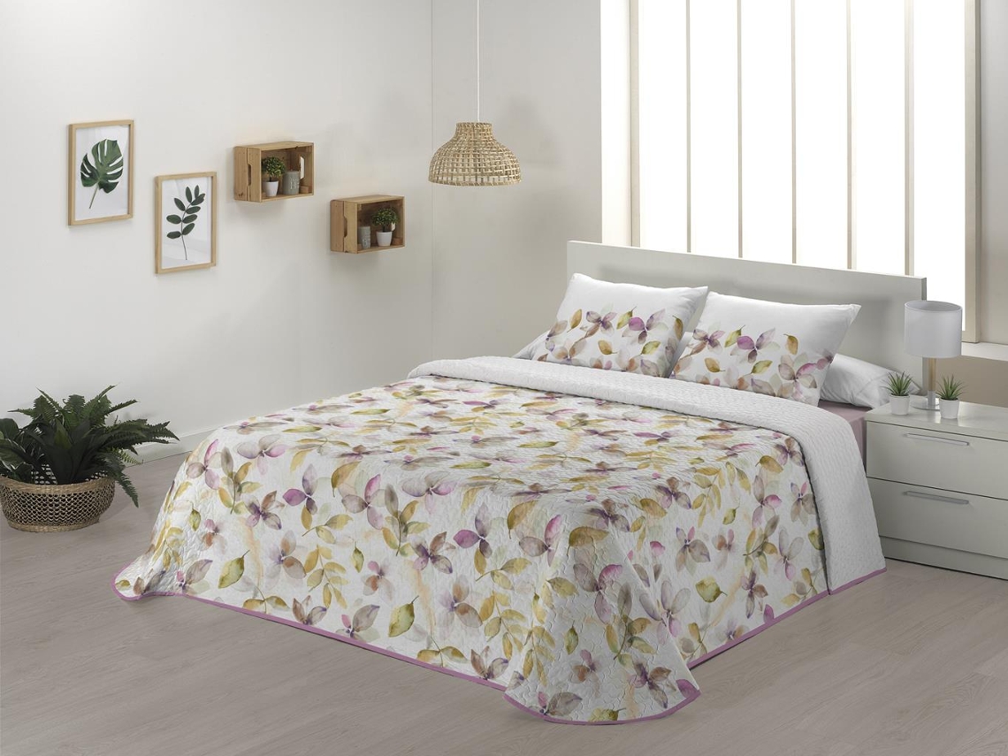 Colcha JVR Bora (Poliéster - Roxo - 205 cm)