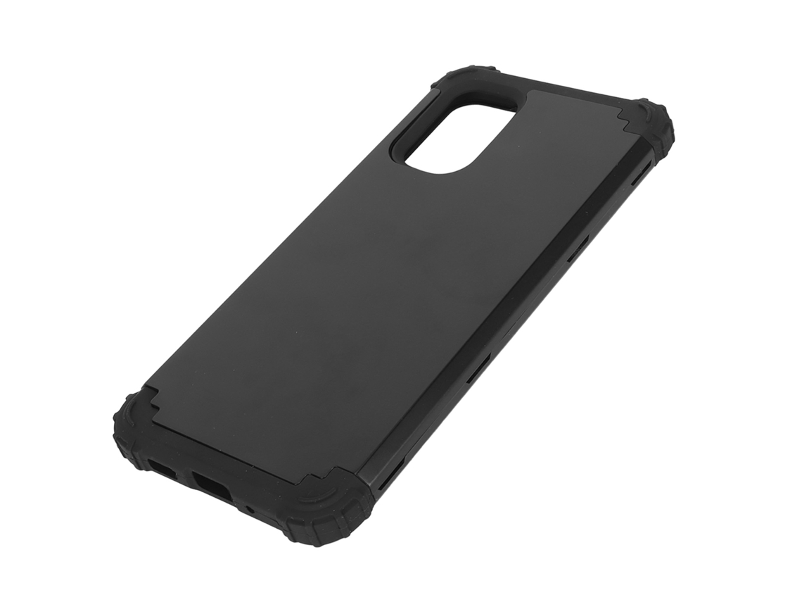 Capa robusta para Galaxy S20 Plus resistente a impactos com suporte e kickstand preto | S/MARCA