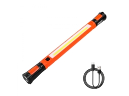Luz De Trabalho Led Recarregável 1250lm Com Íman E Modos De Iluminação Tekmaquinas