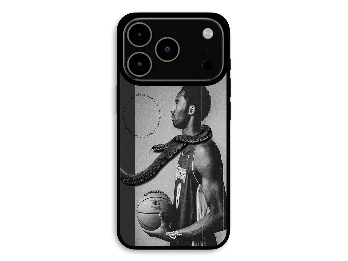Capa Para Iphone 17 Pro Kobe Bryant Nba Black Mamba Mentality Maniacase