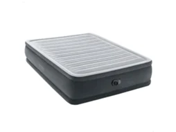 Colchão Insuflável INTEX Dura-Beam Deluxe - Comfort-Plush Elevated Cinzento (PVC - 152 x 203 x 46 cm)