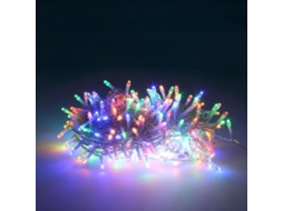 Grinalda de Luzes de Natal 300 leds cor multicor. Interior e Exterior ip44. Cabo Transparente