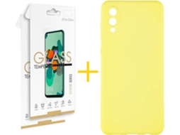 Capa e Película Samsung A02 SKYHE 2207 Amarelo