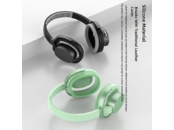 Fone de Ouvido Bluetooth Sem Fio Over Ear Estilo Retro, Graves Potentes, Microfone, Compatível com Celular e PC | CHABERLU
