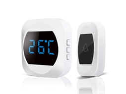 Campainha Sem Fio LAXISCREED com Display de Temperatura