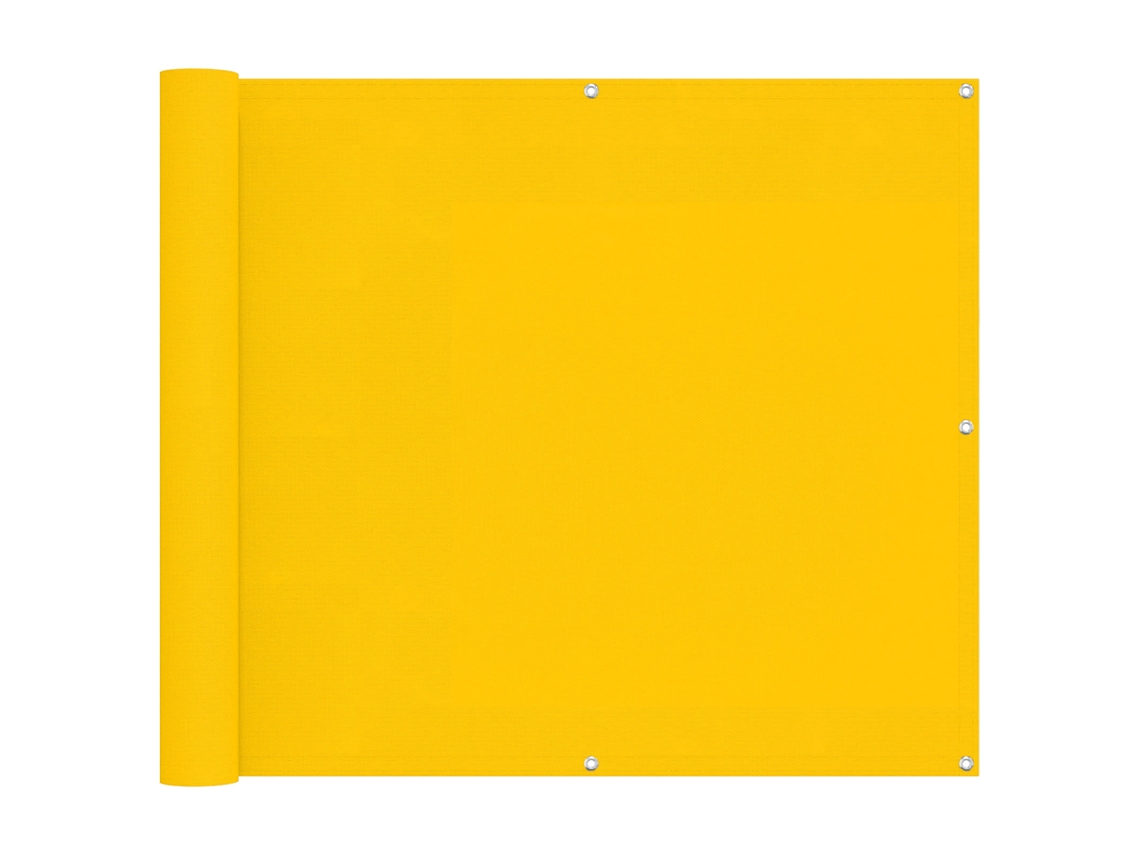 Tela de Varanda Amarelo 90 X 200 Cm VIDAXL