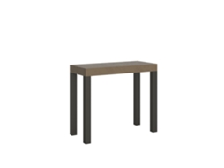 Mesa De Consola Extensível 90x40/300 Cm Everyday Cinza Pomba Itamoby