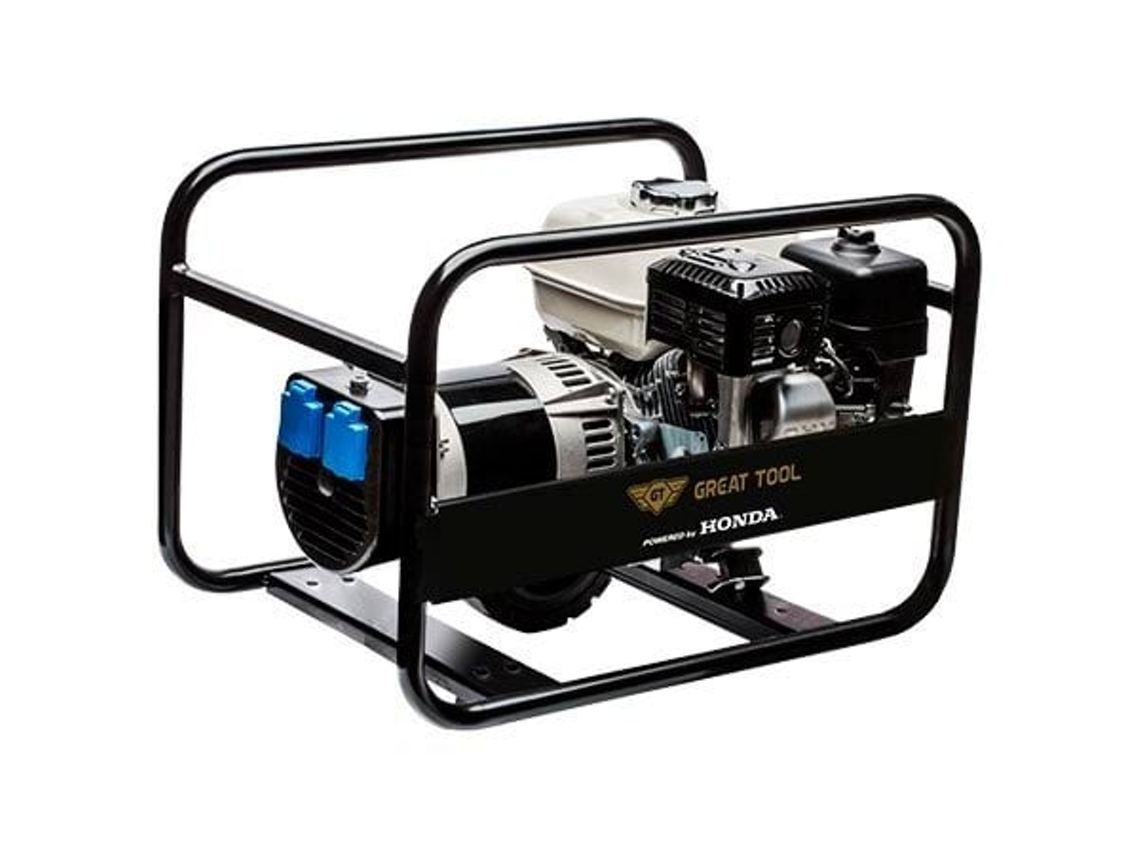 Gerador Gasolina 9,16kVA Elet. GREAT TOOL by HONDA GT8000HE
