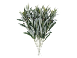 Laxiscreed Conjunto De 10 Plantas Artificiais De Oliveira Para Decoração De Casa E Mesa