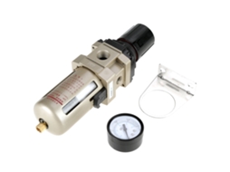 Regulador De Pressão Com Filtro Aw4000-04 Para Ar Com Medidor De Pressão